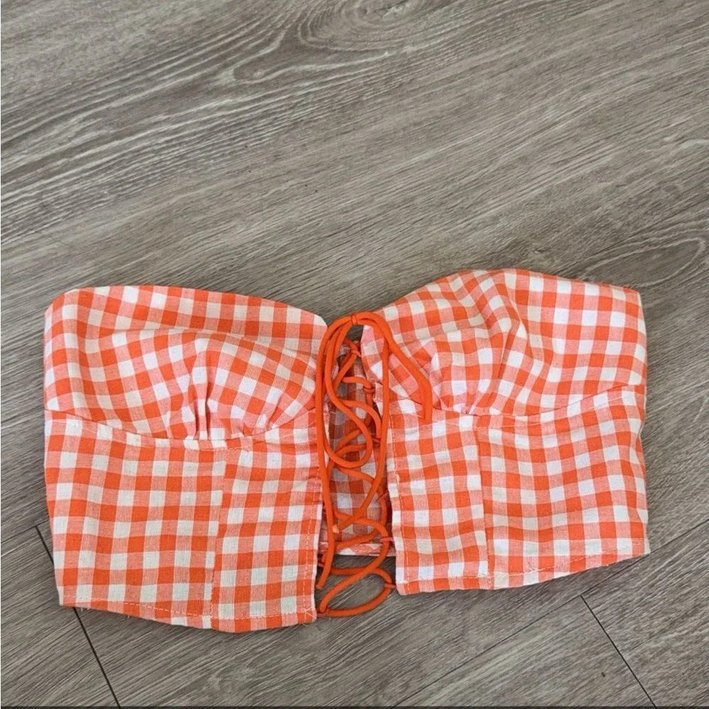 Orange gingham bundle - Picture 2 of 2